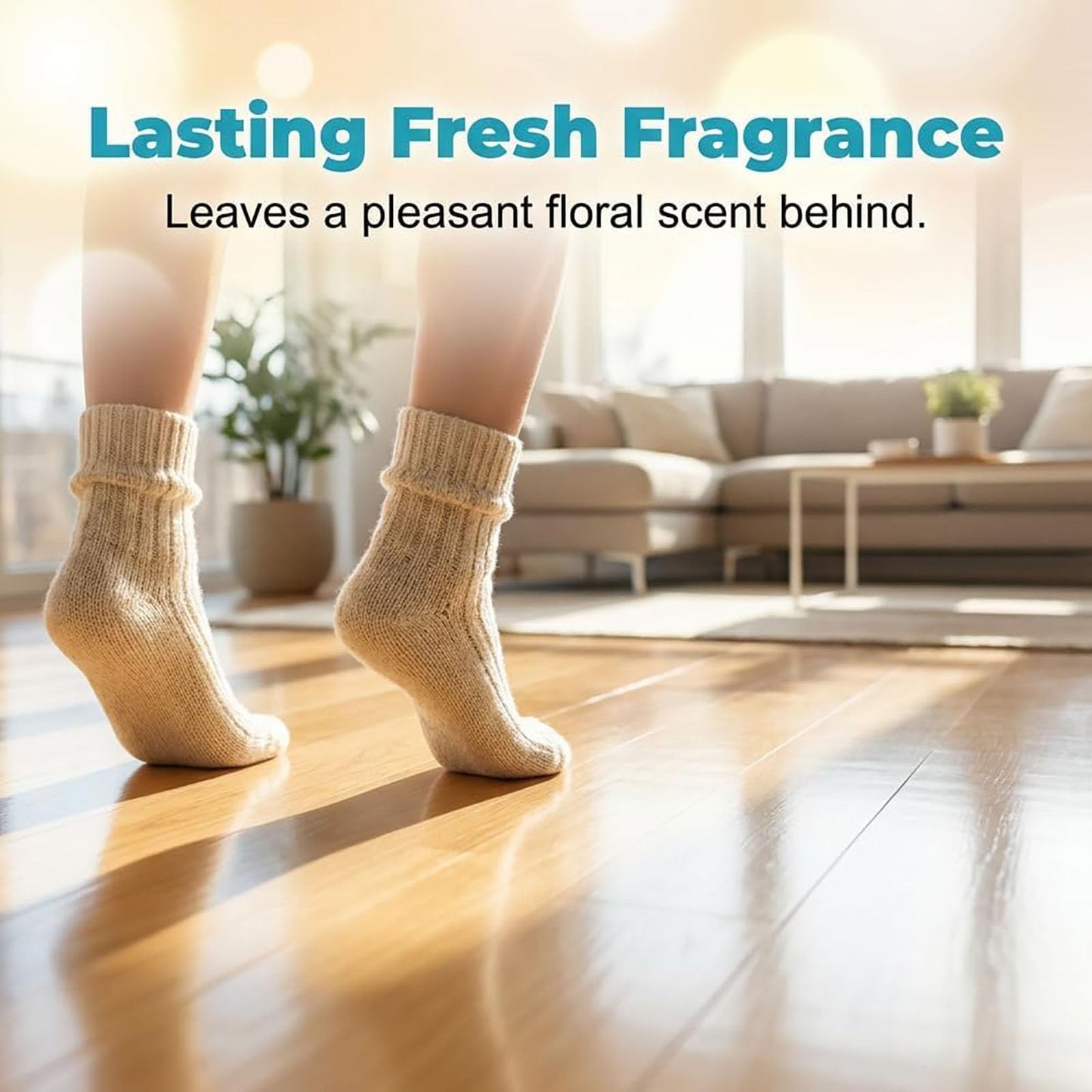 Liexuan 100-Piece Multi-Surface Floor Cleaning Tablets, Upgraded Multi- Surface Cleaner, Dissolvable Fragrance Floor Cleaning Sheets, for Hardwood