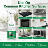 ROSUIH Kitchen Enzyme Cleaner Spray, Multifunctional Kitchen Appliance Cleaner, Heavy Duty Grease Remover for Cooktop, Stove, Oven, Range Hood