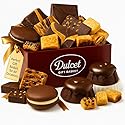 Dulcet Bakery Gift Baskets For Fathers Day - Gourmet Freshly Baked Treats - Premium Chocolate Brownies, Whoopie Pies, Cookies - Great Gift for Mom