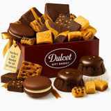 Dulcet Bakery Gift Baskets For Fathers Day - Gourmet Freshly Baked Treats - Premium Chocolate Brownies, Whoopie Pies, Cookies - Great Gift for Mom