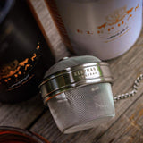 Perfect Tea & Spice Infuser | Stainless Steel Strainer | Easily Soak Loose Ingredients | 7" Long Removable Metal Chain & Hook | Large Ball With Fine