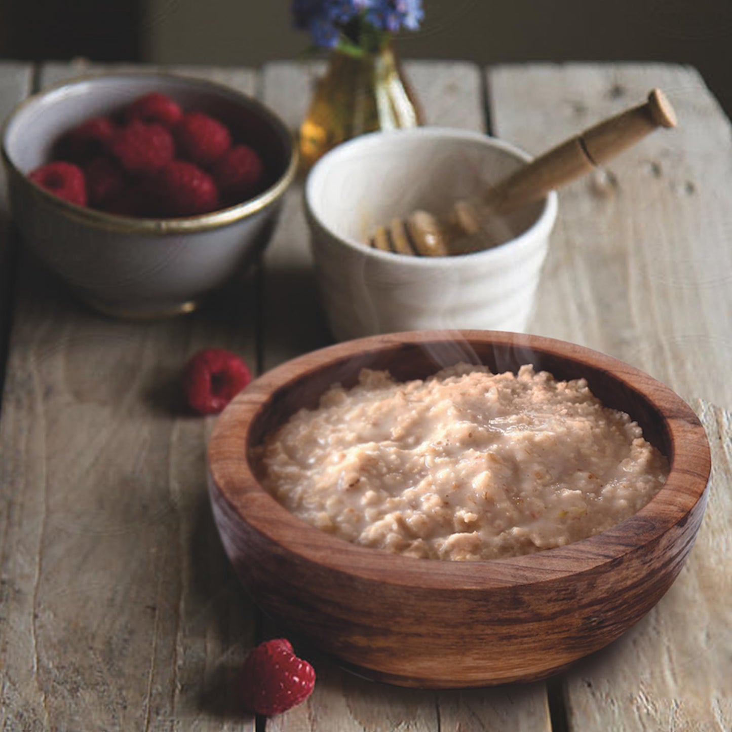Hamlyns Scottish Fine Stoneground Oatmeal, 1000g (Pack of 6)
