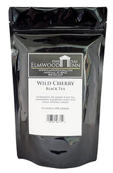 Elmwood Inn Fine Teas, Wild Cherry Black Tea, 16-Ounce Pouches