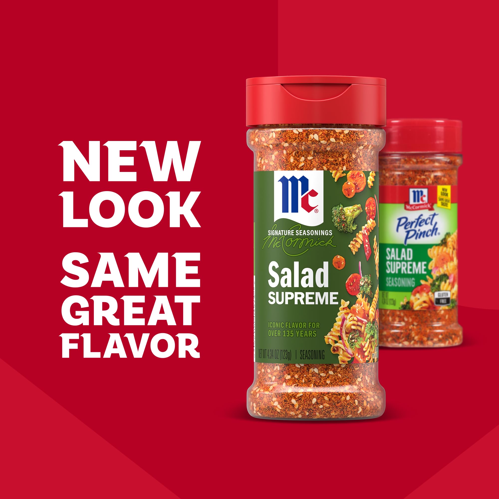 McCormick Perfect Pinch Salad Supreme Seasoning, 4.34 oz
