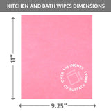 Kitchen and Bath Amazing Wipes - Absorbent and Reusable Cloth for Washing,Drying,Wiping in the Bathroom or Cuisine Surfaces | Cleaning Sink