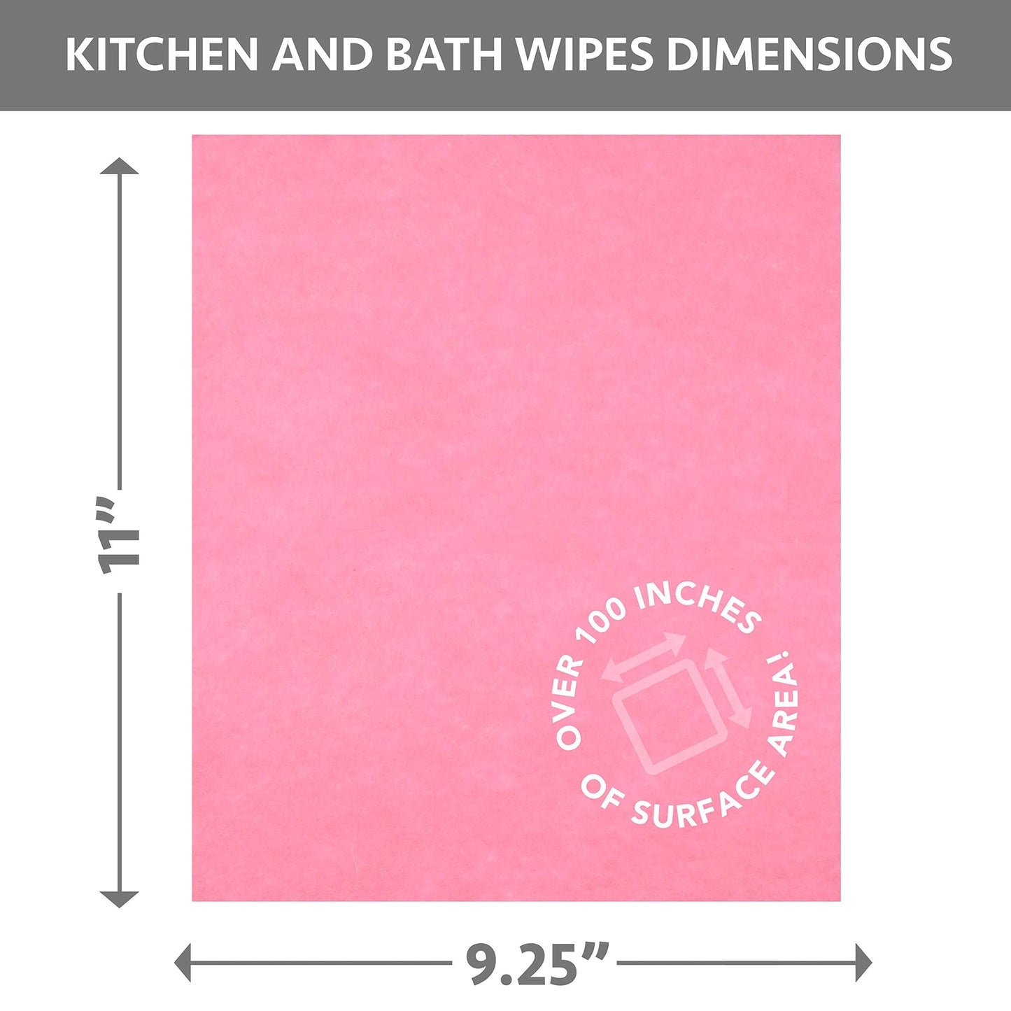 Cadie Kitchen and Bath Amazing Wipes - Absorbent and Reusable Cloth for Washing, Drying, Wiping in The Bathroom or Cuisine Surfaces | Cleaning Sink
