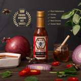 Black Bee Top 3 Hot Sauce Gift Set (3 Pack) - Citrus Thyme Jalapeño, Pineapple Coconut Habanero & Honey Basil Red Habanero - Small Batch Artisan Hot