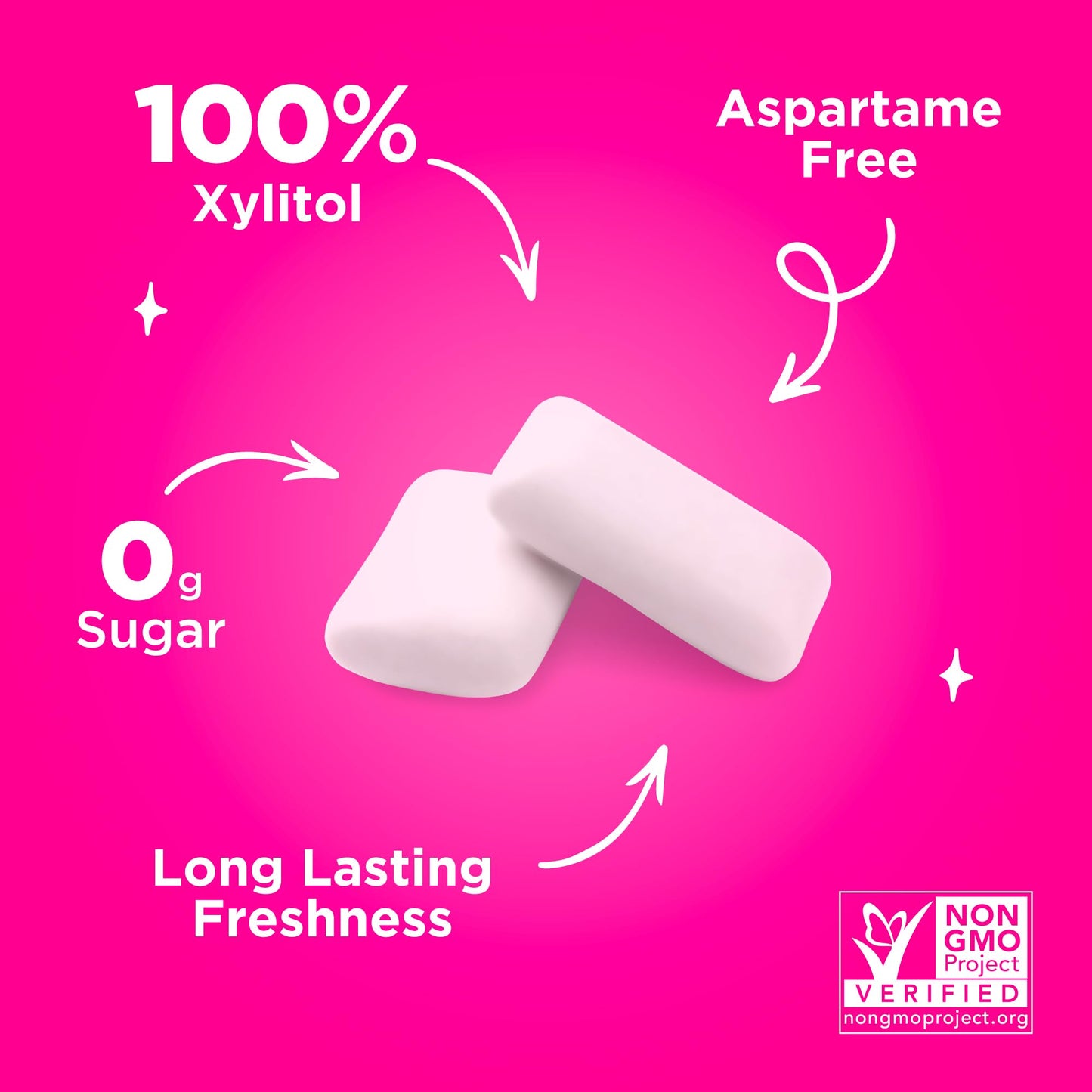 PUR Gum | Aspartame Free Chewing Gum | 100% Xylitol | Natural Flavored Gum, Variety Pack, 9 Pieces (Pack of 8)
