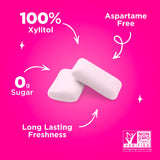 PUR Gum | Aspartame Free Chewing Gum | 100% Xylitol | Natural Flavored Gum, Variety Pack, 9 Pieces (Pack of 8)