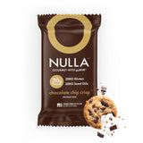 Nulla Gourmet Protein Bar with goBHB & Honey - Chocolate Chip Crisp - 20g Protein, Zero Seed Oils, Gluten Free, Dual-Fuel Performance Energy Snack