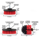 6 Piece Stiff Brush Drill Brush Kit/Spin Brush Power Scrubber/Cleaning for Home Kitchen Toilet Indoor Outdoor Garden Statues,Stone