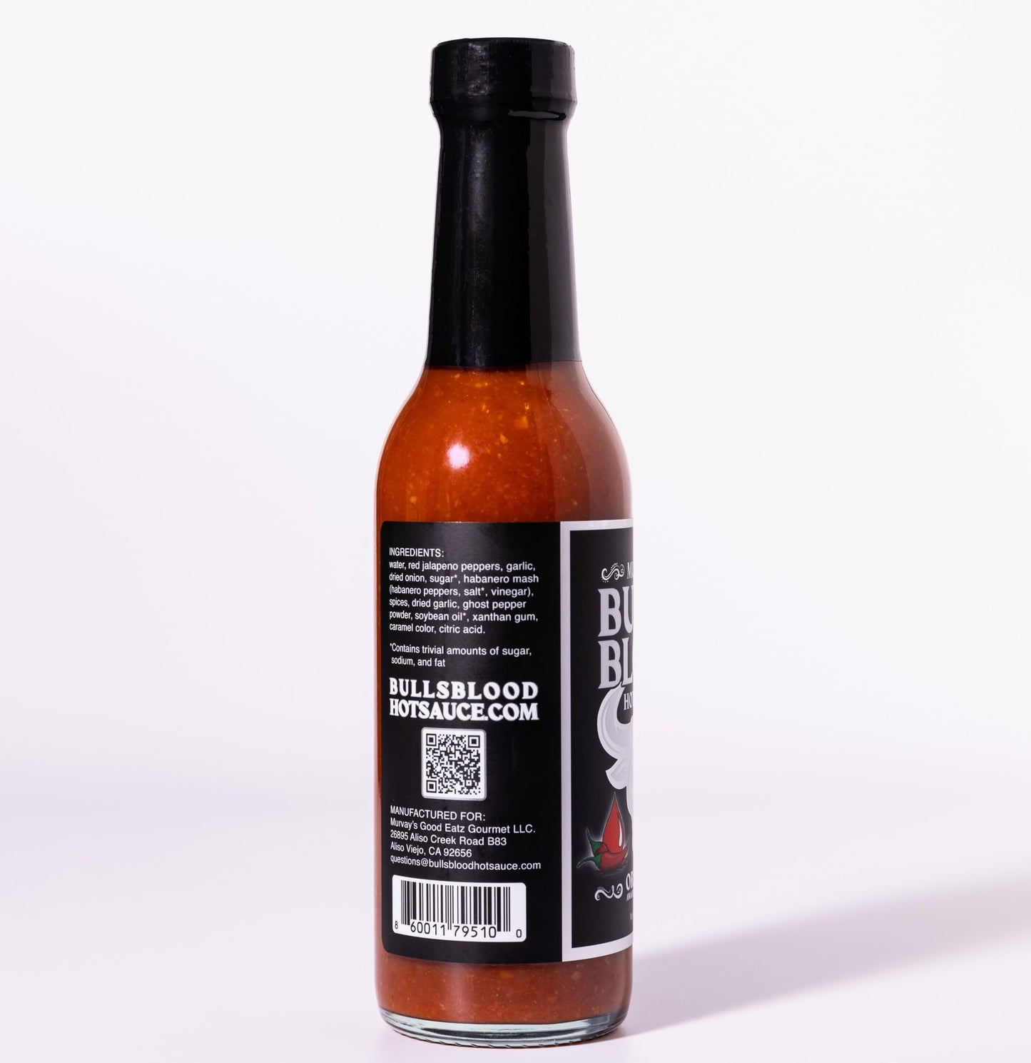 Murvay's Bull's Blood Hot Sauce - Organic Gourmet Hot Sauce Handcrafted in USA- Award-Winning Recipe with Jalapeno & Habanero Peppers - Premium