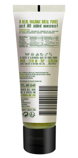Aroma One Basil Puree Paste - Organic Herb Concentrate for Cooking, Seasoning & Sauces - Fresh Flavor Enhancer, Non-GMO, Gluten-Free, Vegan - Easy