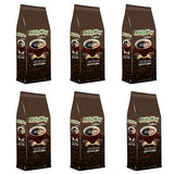 Milky Way Chocolate Caramel Nougat Flavored Medium Roasted Ground Coffee - 10 Ounce Bag (Pack of 6)