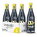 Ingrilli 100% Organic Lemon Juice, 16.9 Fl Oz Glass Bottle (Pack of 3)