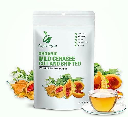 100g Wild Cerasee Cut and Shifted -100% Pure Organic Wild-Crafted Well-Cleaned for Herbal Tea Whole Healthy Plant