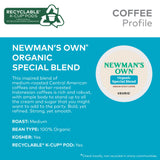 Newman's Own Organics Special Blend Keurig Single-Serve K-Cup Pods, Medium Roast Coffee, 72 Count