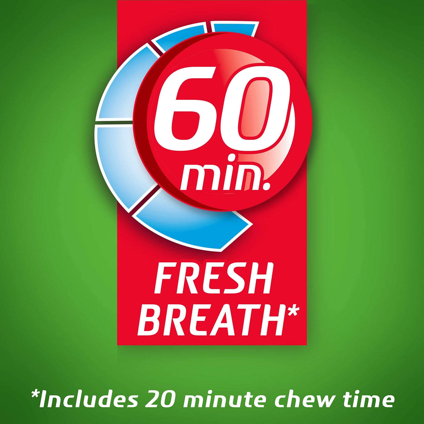 Dentyne Ice Sugar-Free Gum, Spearmint, 16 Count (Pack of 9)