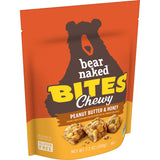 Bear Naked Granola Bites, Vegetarian, Gluten Free Snacks, Peanut Butter and Honey, 7.2oz Bag (1 Bag)