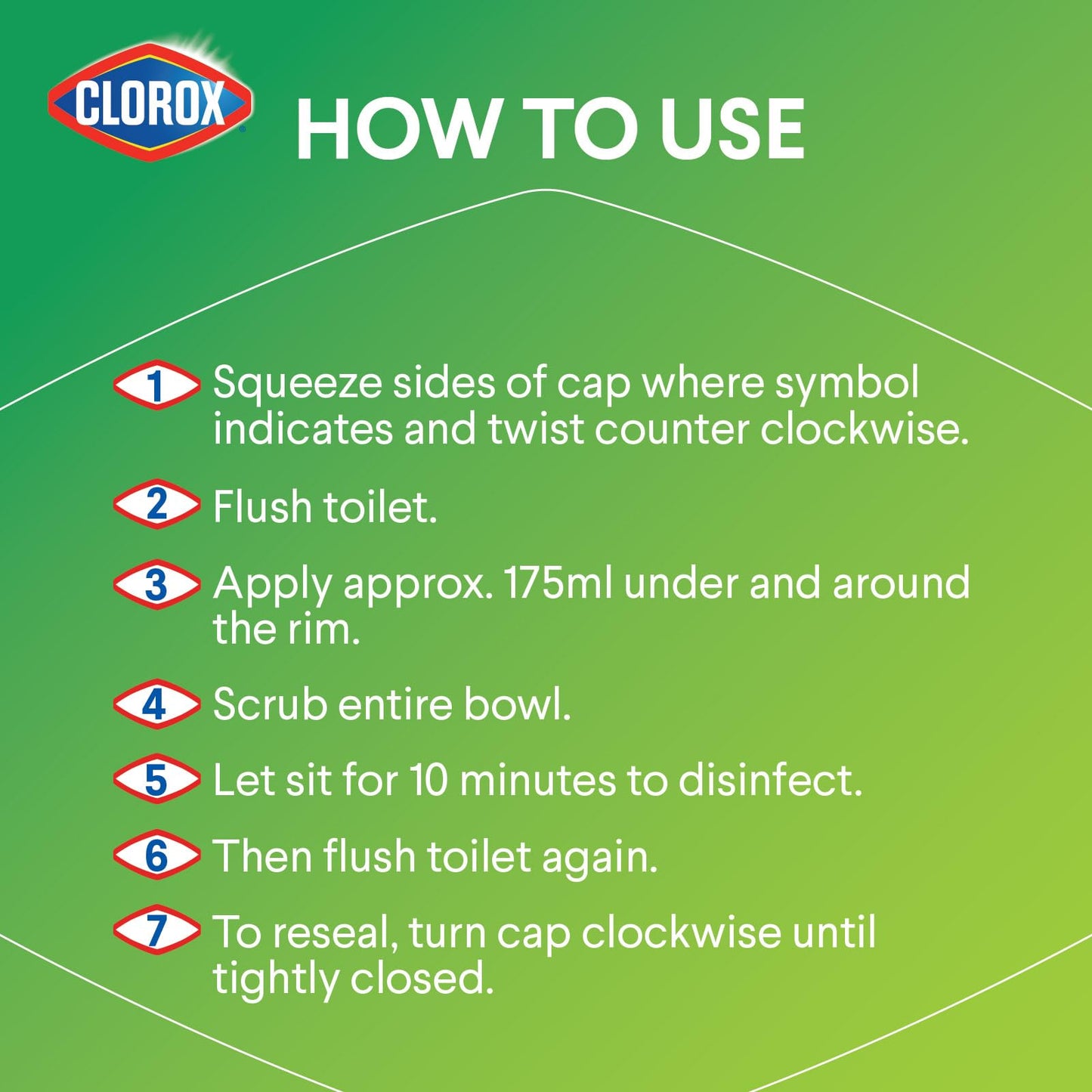 Clorox Toilet Bowl Cleaner, Fresh Scent, 24 Fluid Ounces