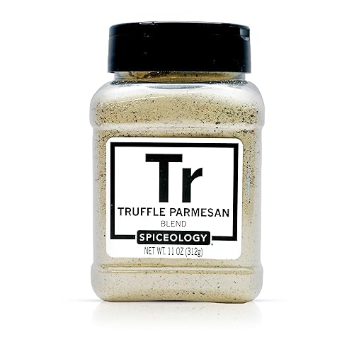 Spiceology - Truffle Parmesan Salt & Seasoning - Gourmet Blend of Black Truffle, Parmesan Cheese, Garlic & Herbs - Ideal for Fries, Popcorn, Potatoes