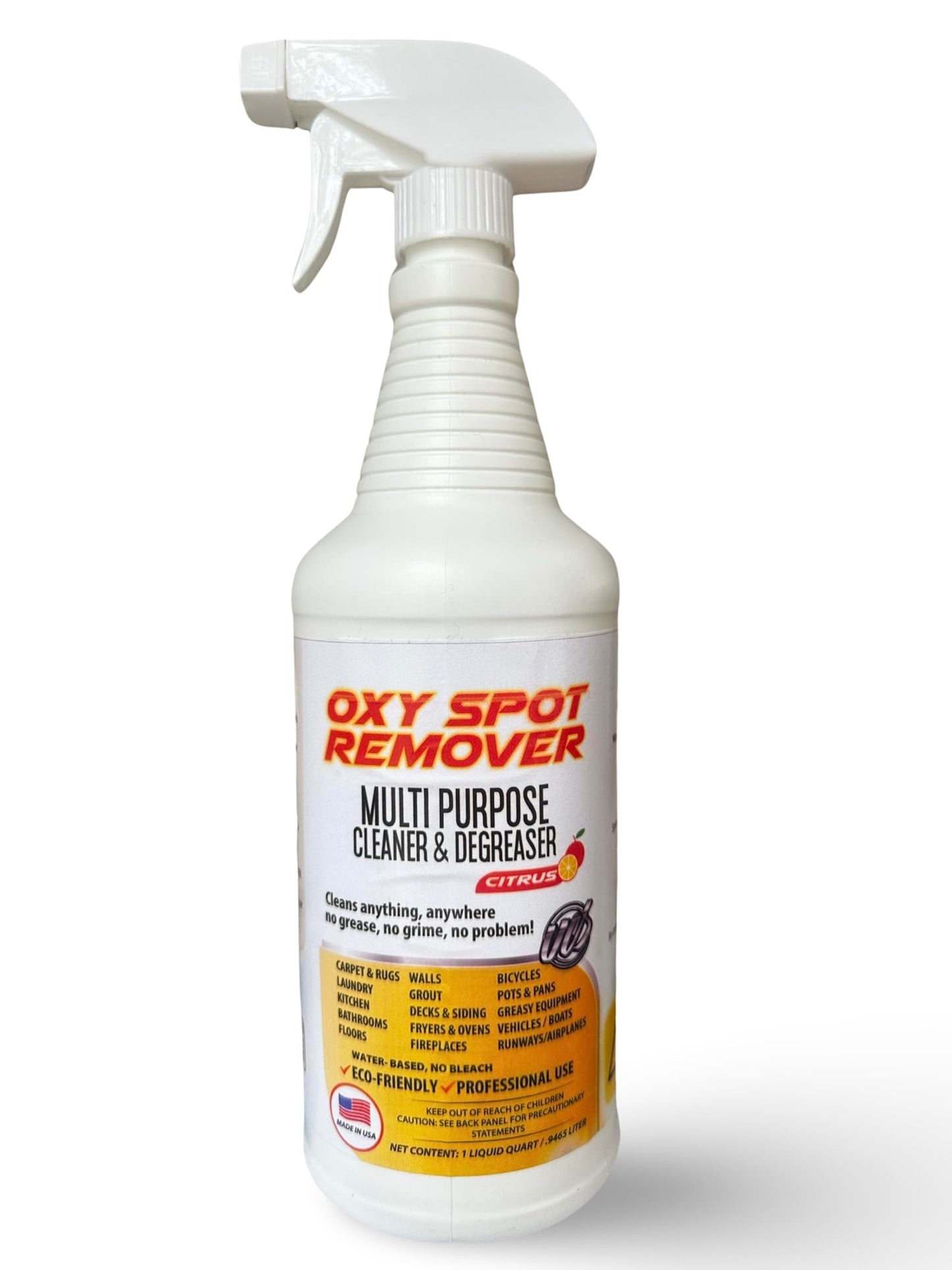 UCS Oxy Spot Remover - All-Purpose Cleaner & Degreaser Spray, Super Size! (32 oz.)