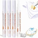 Laundry Stain Removers,4PCS New Bleach Pen,Portable Travel Bleach Pen for Clothing Stain Removal,Clothes Stain Remover Pen Grease Stain Remover Wash