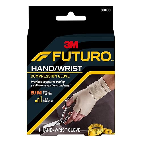 FUTURO Energizing Support Glove Hand Mild Support S-M 1 Each (Pack of 2)