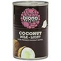 Biona Coconut Milk - Light 9% fat Organic 400ml-4 Pack
