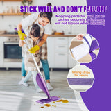 Mop Pad Refill Compatible with WetJet Spray Mop, Wet Jet Mopping Pads for All Purpose Multi Surface Hardwood Floor Cleaning, 4 Layers Thickened