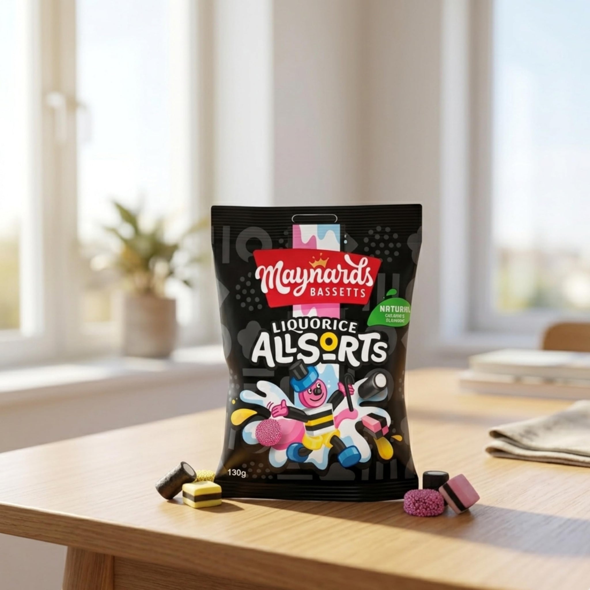 Bassett’s Allsorts Liquorice Sweets 130g (6 Pack)