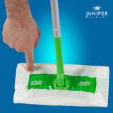 Juniper CLEAN Wet Floor Wipes, Multi Surface Floor Cleaner Wet Mop Pads Fit Swiffer Sweeper Mop, Fresh Scent & Plant-Based Textured Cloth Trap Absorb