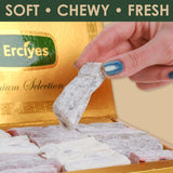 Finger Turkish Delight - Pistachio, Pomegranate & Milk Lokum Candy, Traditional Turkish Sweets Box, Gourmet Arabic Dessert, Dulces Turcos, 17.6 oz
