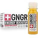 +GNGR Energy Booster - Organic Cold-Pressed Ginger Shot with Turmeric, Green Tea, Orange & Lemon Juice. Natural Energy Shot for Immune and Digestive