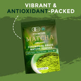 ETANATURE Premium Ceremonial Grade Matcha Powder - Matcha Green Tea Powder for Metabolism, Brain and Sleep - JAS Certified Matcha Grade from Japan