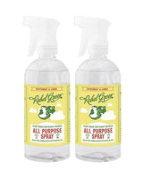 Rebel Green Natural All-Purpose Cleaning Spray - Plant-Derived Multi-Surface Cleaner with Essential Oils for Kitchen, Bath, Countertops and More
