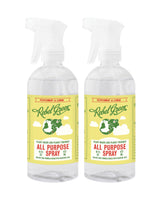 Rebel Green Natural All-Purpose Cleaning Spray - Plant-Derived Multi-Surface Cleaner with Essential Oils for Kitchen, Bath, Countertops and More
