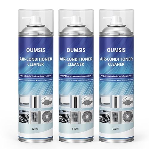 OUMSIS Air Conditioner Cleaner, Professional Cleaner Foam Spray, Foaming Coil Cleaners for AC Unit, Heating, Refrigerator, Multifunctional Cleaner