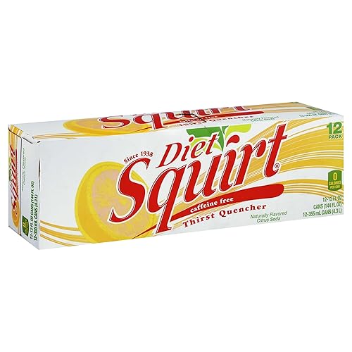 Squirt Soda, Citrus, Diet, 12 fl oz - 12 ct