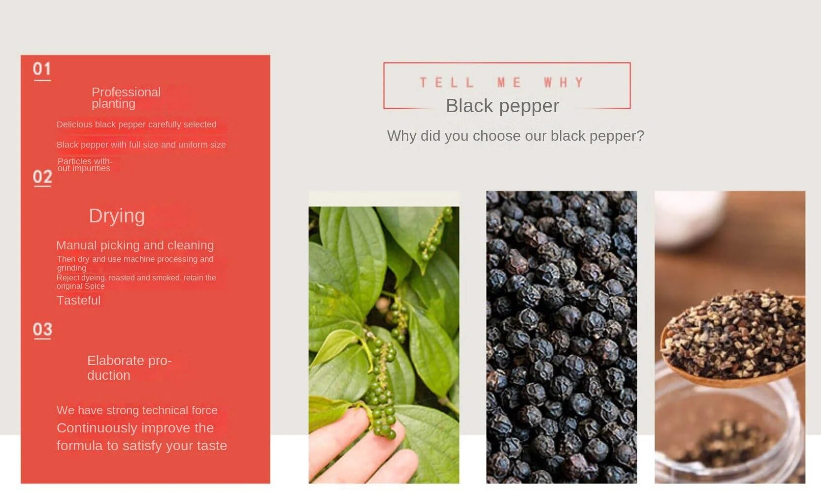 Zercumm Black Pepper Crushed 375G Black Pepper Crushed Fine Black Pepper Pizza Baking Steak Ingredients