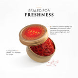 Zaran Saffron, Superior Saffron Threads (Super Negin) Premium grade Saffron Spice for Paella, Risotto, Tea's, and all Culinary Uses (2 Grams)