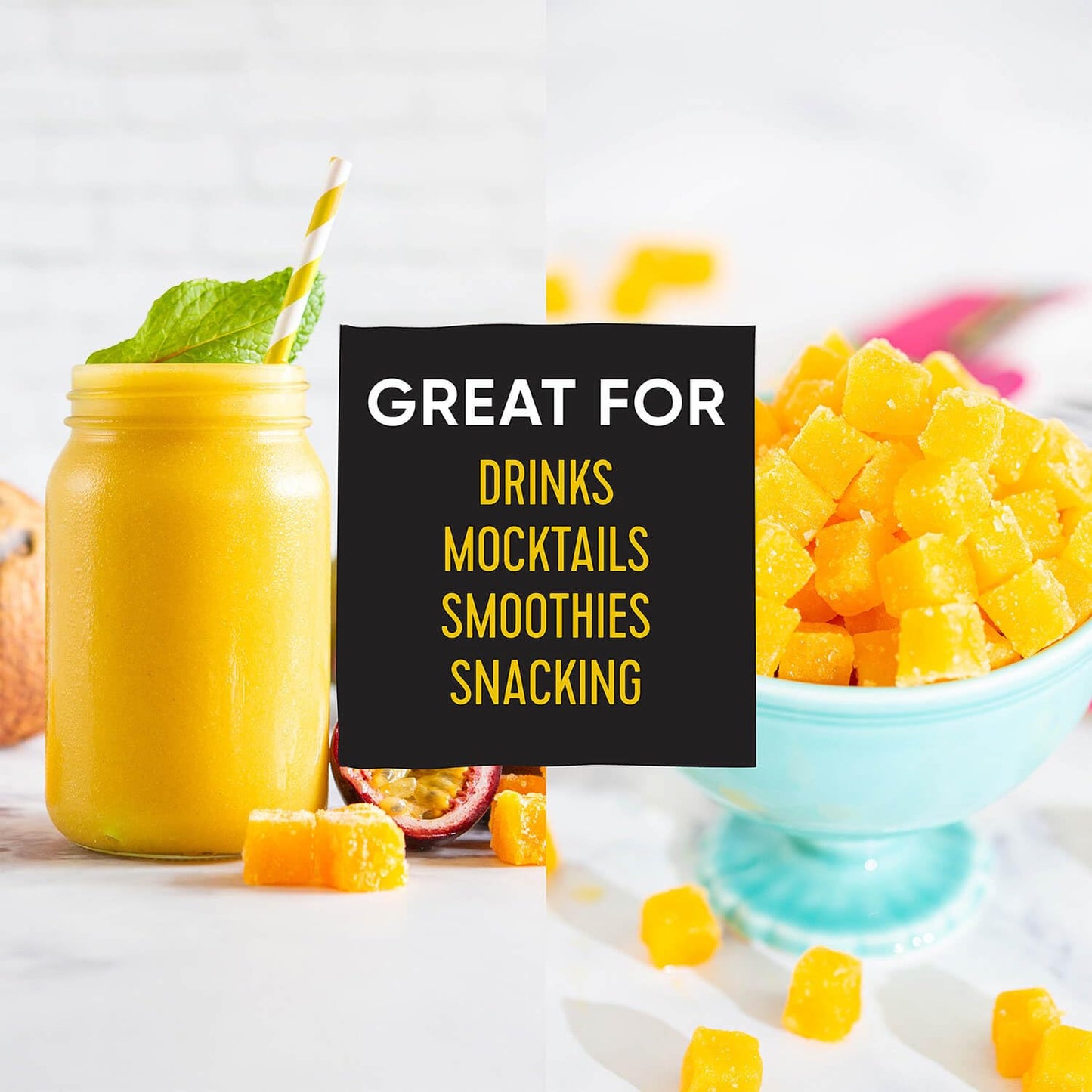 Pitaya Foods - Frozen Organic Passion Fruit Bite-Sized Pieces, Pre-Packaged Frozen Fruit, No Added Sugar or Preservatives, Good Source of Fiber, Iron