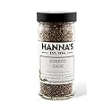 Hanna's Sage Rubbed, Herbs, Gourmet, Premium Quality, 4 fl oz Glass Jar
