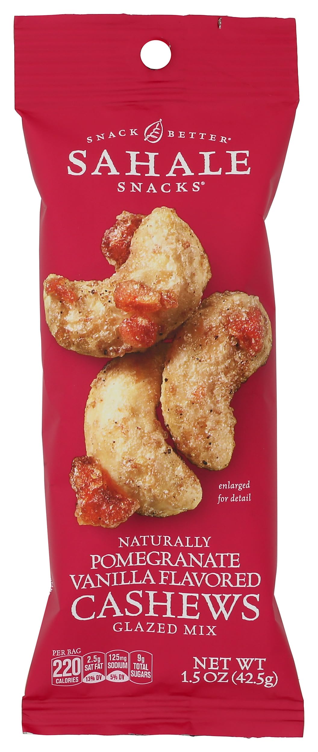Sahale Snacks Pomegranate Vanilla Cashews Glazed Mix, 1.5 Ounces