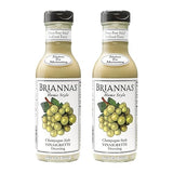 BRIANNAS - Home Style Champagne Vinaigrette Dressing - Fine Salad Dressing made with Premium Ingredients - Gluten Free & Kosher Dressing - 12 oz