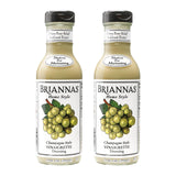 BRIANNAS - Home Style Champagne Vinaigrette Dressing - Fine Salad Dressing made with Premium Ingredients - Gluten Free & Kosher Dressing - 12 oz
