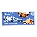 Anna's Almond Thins Swedish Cookies 5.25 Oz (Pack of 12)