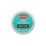 Community Coffee 100% Colombian, 18 Count, Medium-Dark Roast, Single Serve K-Cup Compatible Coffee Pods, Box of 18 Pods