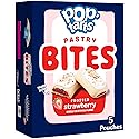 Pop-Tarts Baked Pastry Bites, Kids Snacks, School Lunch, Frosted Strawberry, 7oz Box (5 Pouches)