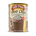 Caffe D'Vita Java Chip Latte Blended Ice Coffee - Java Chip Frappe Mix, Blended Iced Coffee Mix, Gluten Free, Low Fat, No Cholesterol, No Hydrogenated